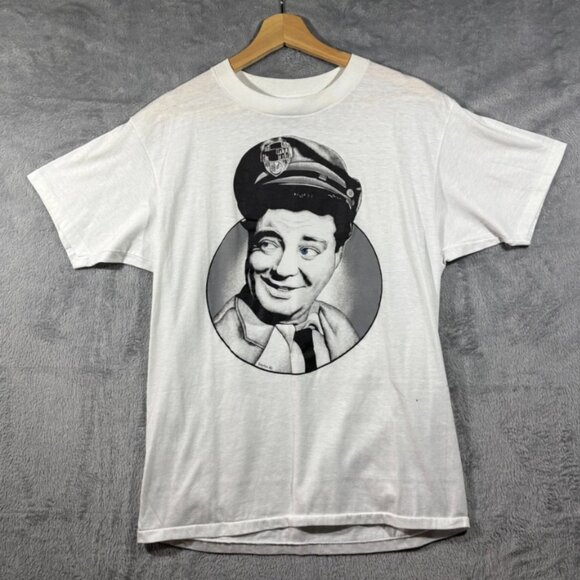 The Unbranded Brand Other - Vintage  Honeymooners Ed Norton Art Carney TV Show Graphic T-Shirt Mens